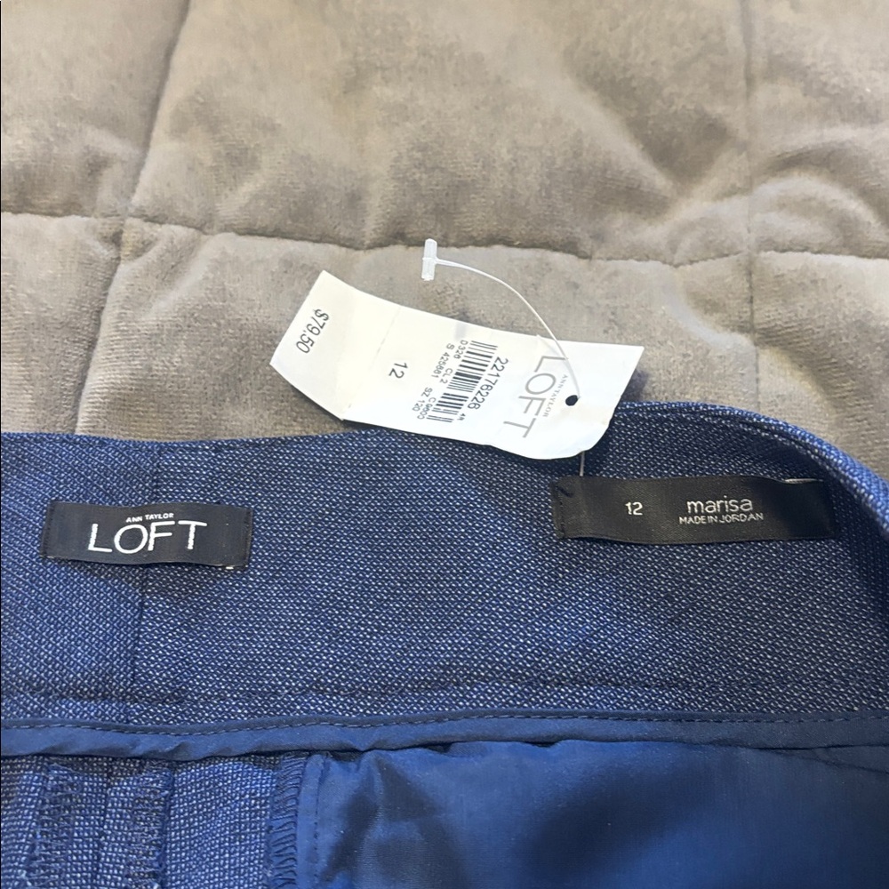 Brand new Ann Taylor women’s blue Dress Pants - Flat Front Trousers - Picture 3 of 9